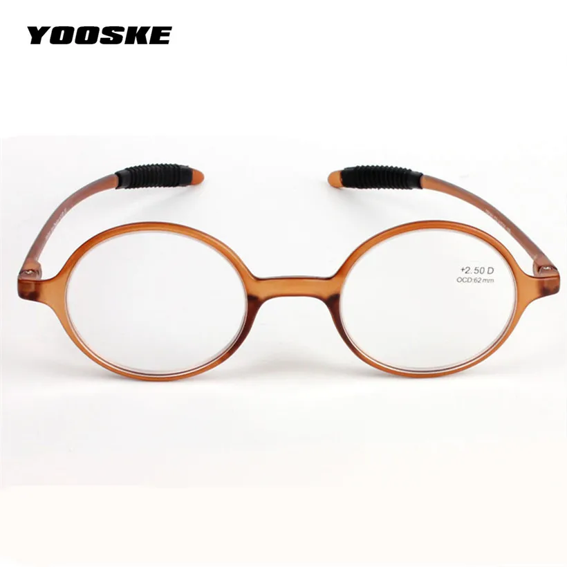 YOOSKE очки для чтения, женские и мужские круглые очки без оправы, очки для пресбиопии, женские и мужские круглые очки для чтения
