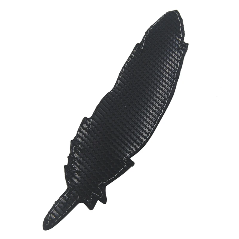 

2019 HOT 1pc Badge Feather Shape Embroidery DIY Apparel Armband Clothes Backpack Hat Patch