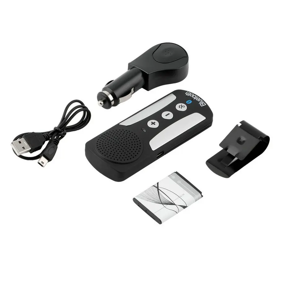 2017 Hot Sale V4.0 Universal Multipoint Cell Phone Handsfree Bluetooth Car Kit Handsfree Speaker for iphone/HTC/galaxy