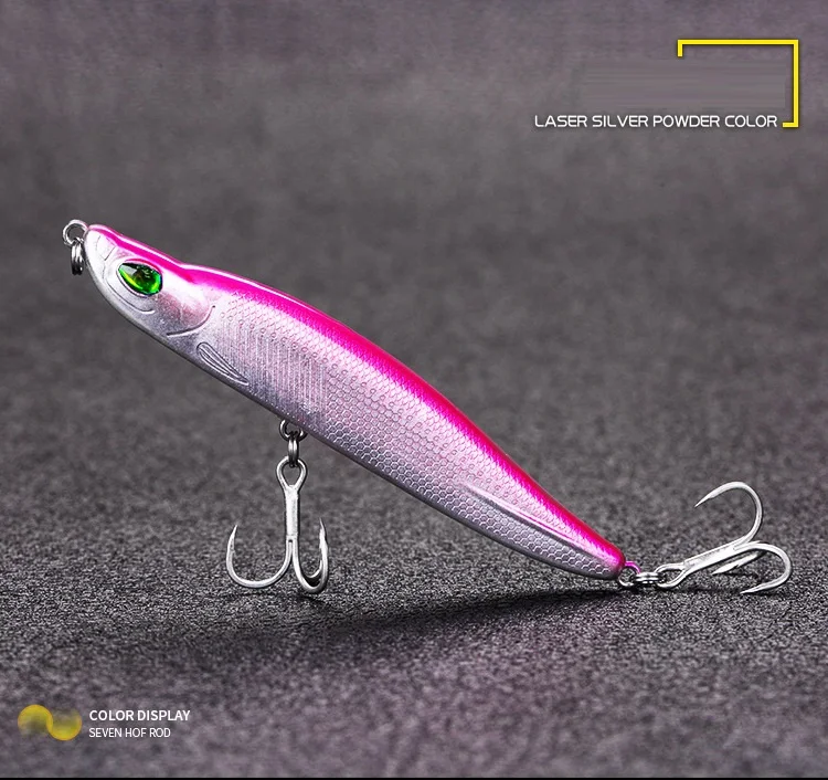 8.5cm 11g Jerkbait Electric Vibration Fishing Lure Twitching Bait Rechargeable Lures Wobblers Sinking Minnow Hard Baits Lurre