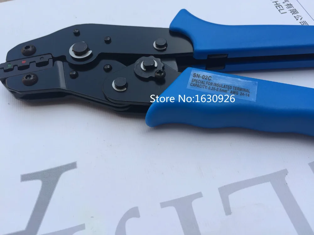 

Free shipping 1PCS SN 02C TAB 0.25-2.5mm2 terminal crimping pliers tool car connector SN-02C