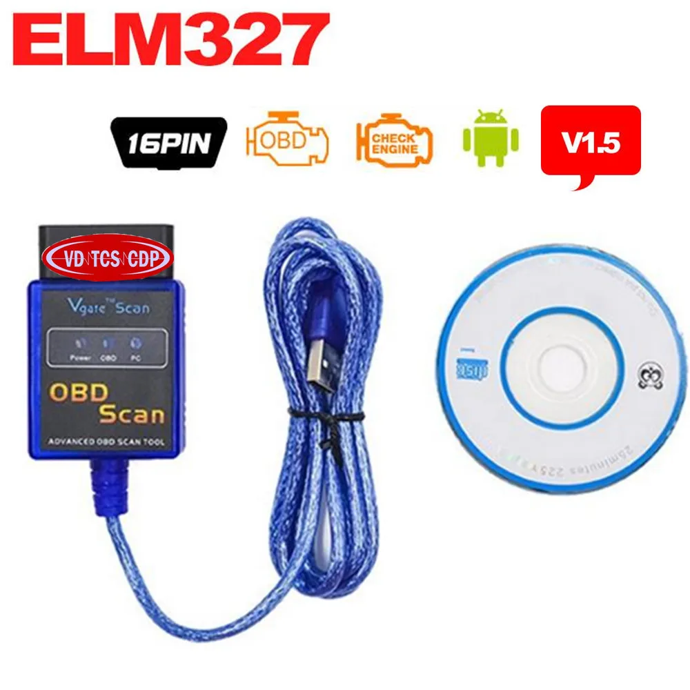 Prix pour Nouvelle Arrivée Vgate Elm327 USB Code Lecteur Logiciel v1.5 ELM 327 Voiture Scanner Adaptateur Support Tous OBDII Protocoles Voitures Scan outil Prix pour Nouvelle Arrivée Vgate Elm327 USB Code Lecteur Logiciel v1.5 ELM 327 Voiture Scanner Adaptateur Support Tous OBDII Protocoles Voitures Scan outil