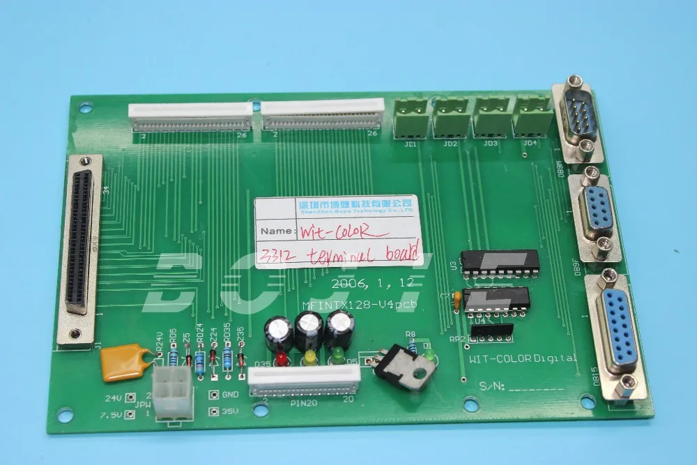 все цены на Wit color 3312 printer parts terminal pcb board онлайн