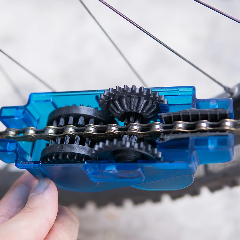 

Bicycle Chain Cleaner Bike Clean Portable Machine Brushes Scrubber Cleaning Tool Cycling Cleaning Kit
