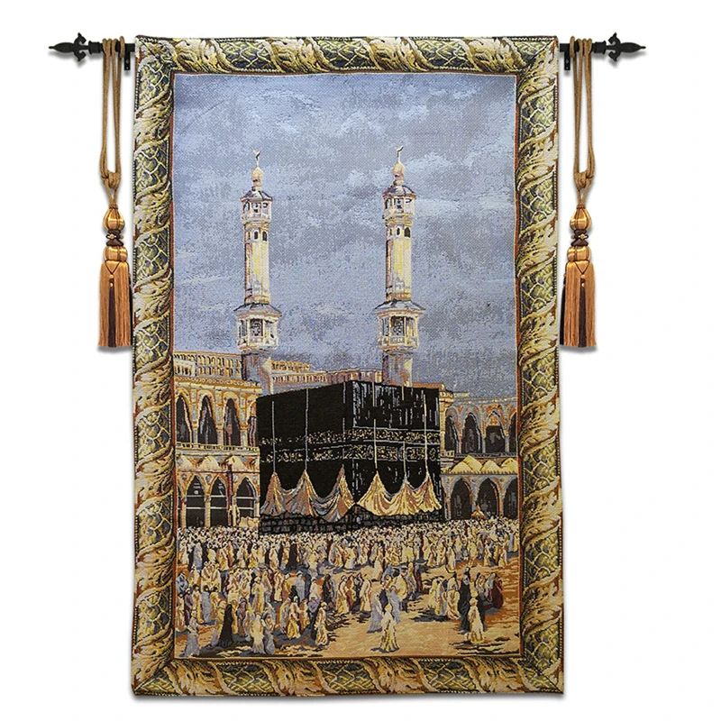 Arabia worship tapestry pilgrimage murals in the Middle East Islamic