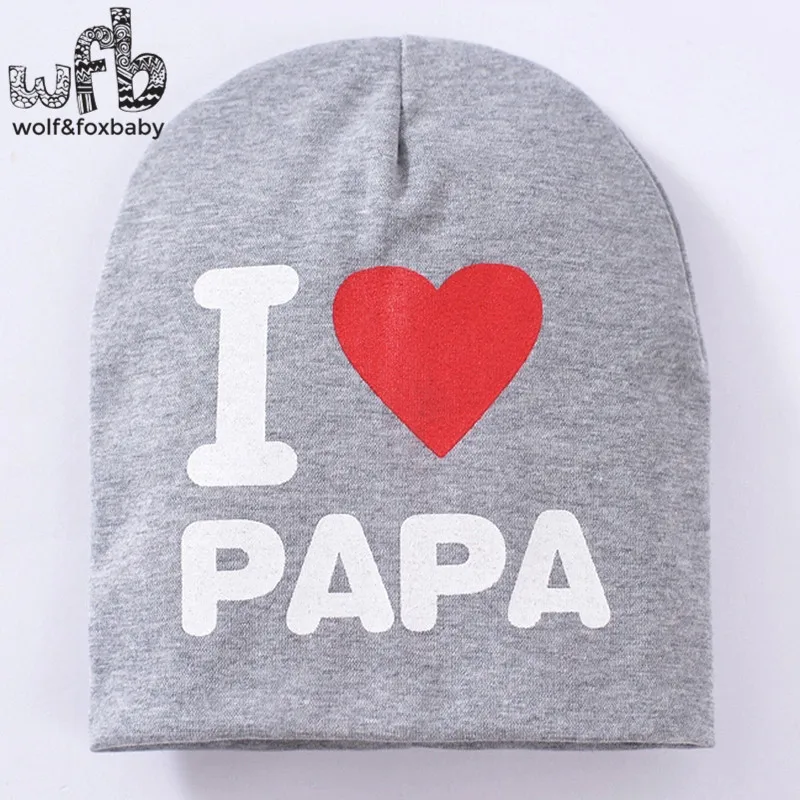 Хлопковая шапка с буквенным принтом 19 х20 см|hat baby|baby hatkid autumn winter |
