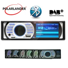 1Din Автомобильный радиоприемник 12V ISO Contact 3.0 &quotHD USB / TF AUX в FM