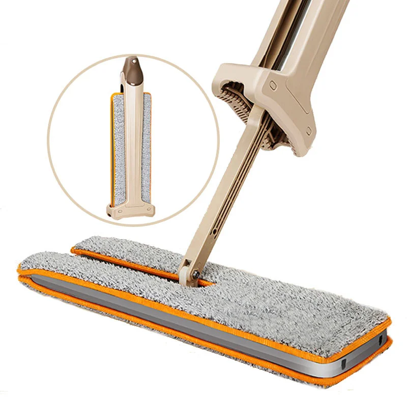 Switch Clean Double Sided Flat Magic Mop Telescopic Hand Push Sweepers Hard Floor Cleaner Lazy Vassoura Self-Wringing Ability