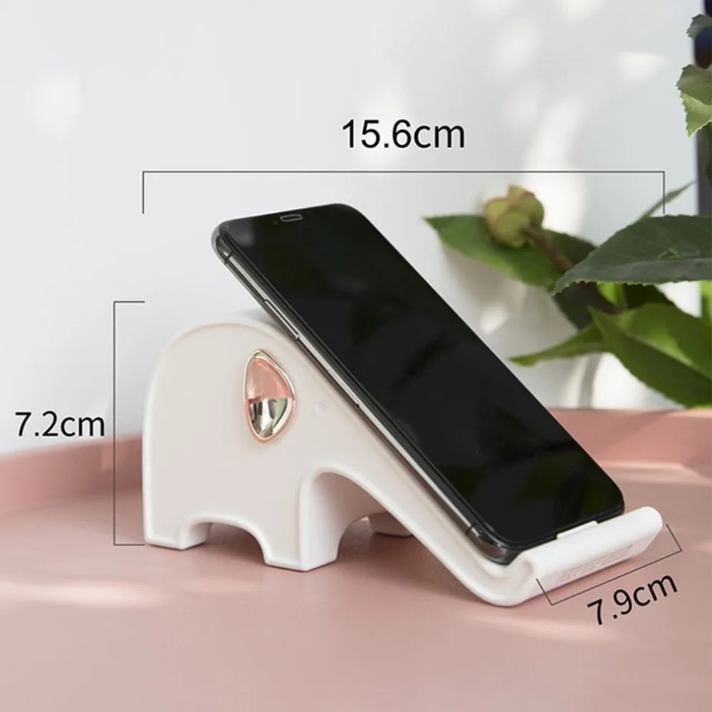  Wireless Qi Schnelle Ladegerät Elefanten Stehen Für iPhone X 8 für Samsung für Galaxy S9 S8 Plus Fü