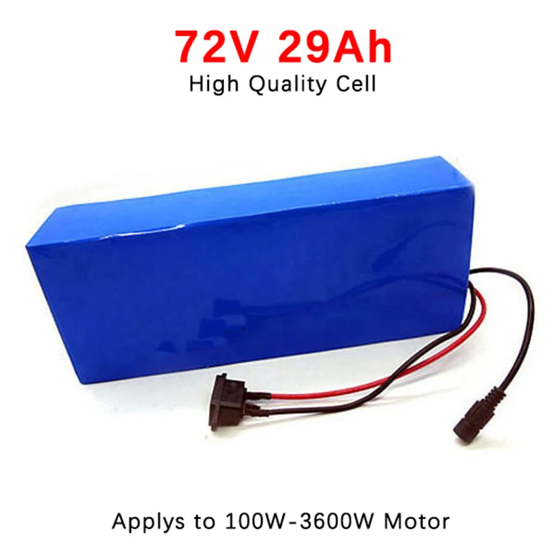 Flash Deal 72V 29Ah 3500W Electric Bike Battery Lithium Ion Battery Pack For Ebike Electric Scooter Battery For Bafang Rechargeable No Tax 3