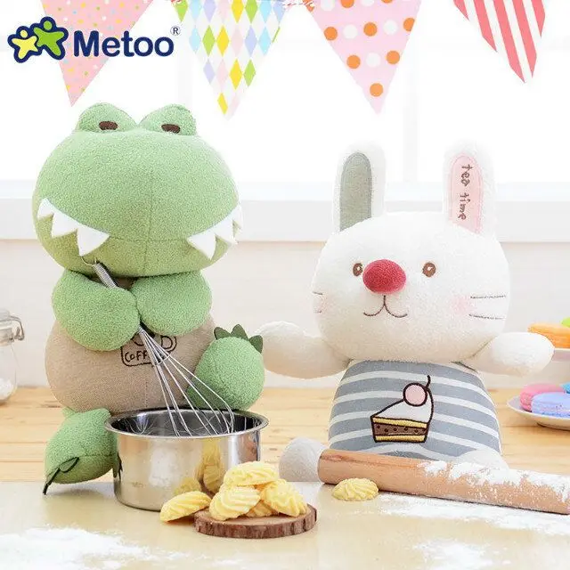 

27cm new metoo cocoa doll high quality animal plush toys hippo rabbit cat crocodile children birthday Christmas gift fill dolls