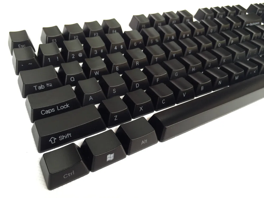 Прохладный Джаз спереди/сбоку печатных подсветкой колпачки Черный 104/87 Cherry MX колпачки для компактная 87/104/108 Механическая игровая клавиатура