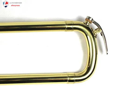 Абсолютно Bb мини-тромбон с чехлом и мундштуком-Золотая лаковая отделка