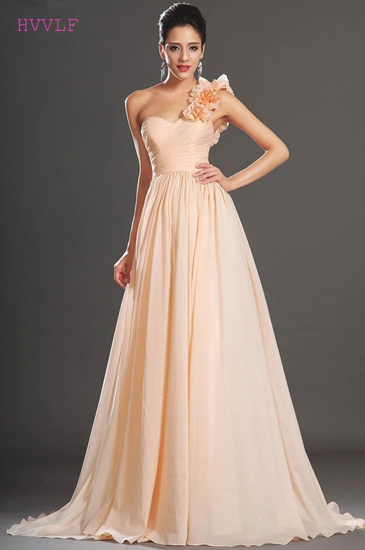 Buy Peach 2018 Cheap Bridesmaid Dresses Under 50 A