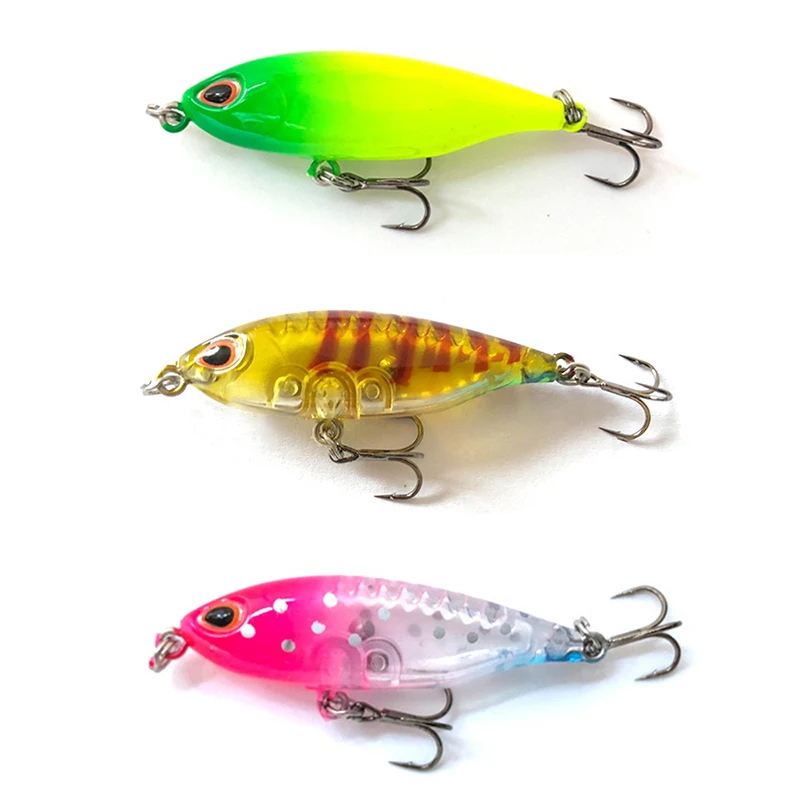 

1Pcs Mini Pencil Bait Sink Pencil Bait 45mm 3g 3D Artificial Eye Fishing Bait