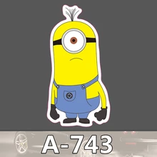 A-743 Despicable Me Minions Wasserdichte Kühle DIY Aufkleber Für Laptop Gepäck Skateboard Kühlschrank Auto Graffiti Cartoon Aufkleber