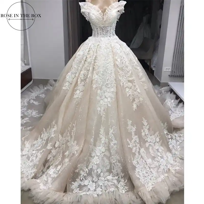Bata De Mariage 2019 Sweetheart Ruffles Escote Vestido De Novia Elegante Con Hombros Descubiertos Espalda Descubierta Vestido Formal Para Boda Aliexpress