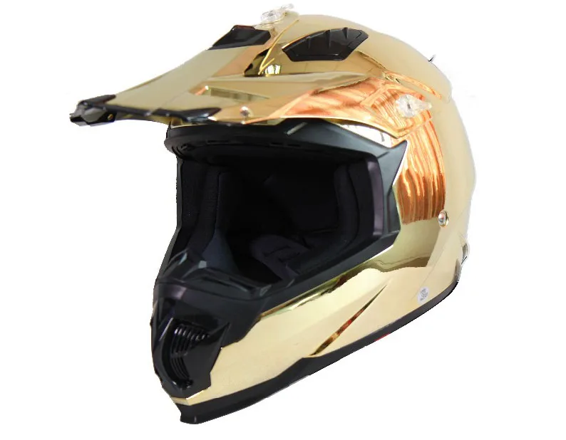 NENKI Motocross Casco Super Shinny Oro Cromo Colore, TAGLIA S, M, L, XL.  ECE R 22.05 Omologazione NK 315|motocross helmet|ece 22.05helmet gold -  AliExpress