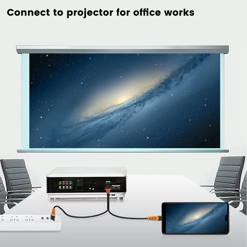 HDMI кабель системы освещения к с переходной USB 1080P аудио адаптер конвертер для iPhone X