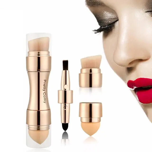 Special Price 35# Portable 4 in 1 Foundation Eyebrow Eyeliner Blush Powder Concealer Brush Makeup Tool Special Price 35# Portable 4 in 1 Foundation Eyebrow Eyeliner Blush Powder Concealer Brush Makeup Tool