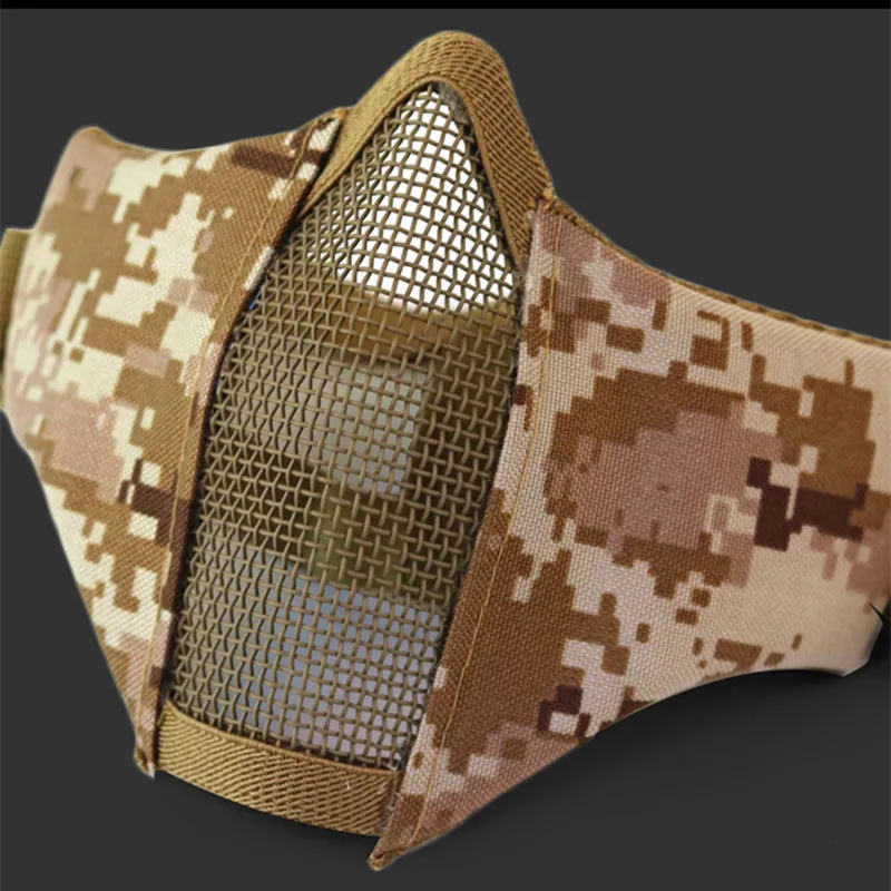 Купить Тактическая Маска CS Wargame металлическая сетка из стальной проволоки дышащая для | Отзывы и видеообзор (32849954080)