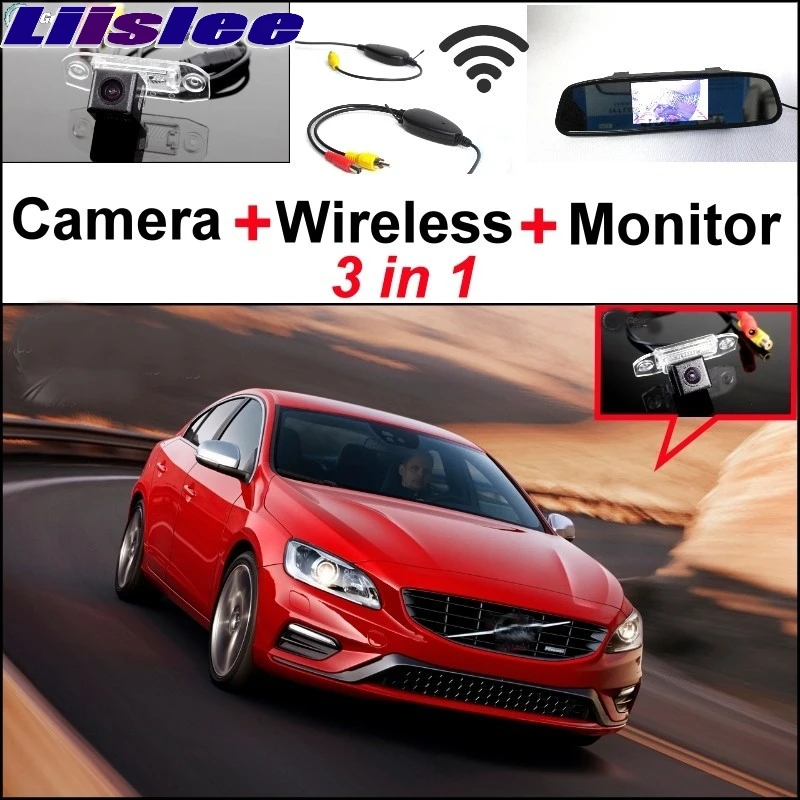 

Liislee 3 in1 Special Rear View Wifi Camera + Wireless Receiver + Mirror Monitor DIY Buck Up Parking System For Volvo S60 S60L