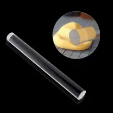 Для Кухня выпечка из нержавеющей стали пицца ролик для пасты с антипригарным покрытием для выпечки грубые глины 1 шт. акриловые бусины скалка для помадки ролик