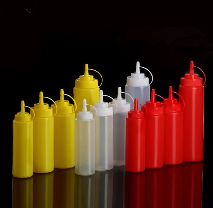 Buy 480ml plastic sauce bottle squeeze pot squeeze