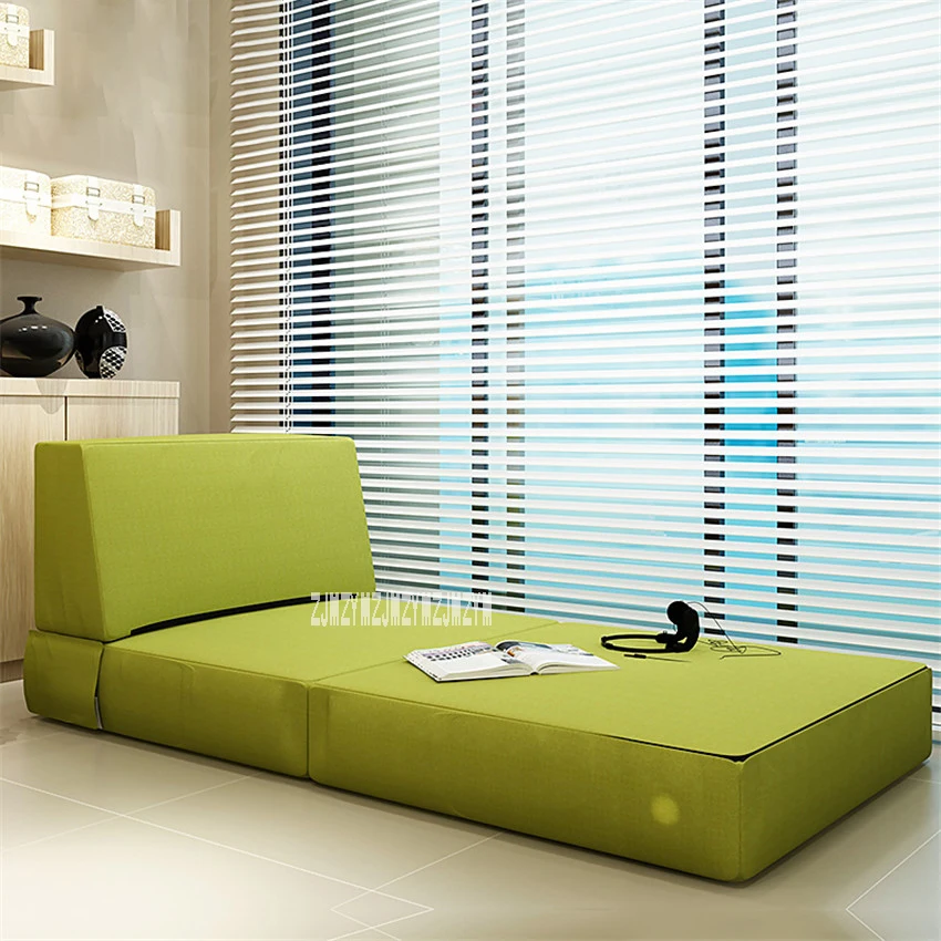 cheap N826 Living Room Foldable Sofa Sleeping Bed Multifunction Washable Lazy Sofa Modern Simple Sponge Comfortable Tatami Sofa Chair