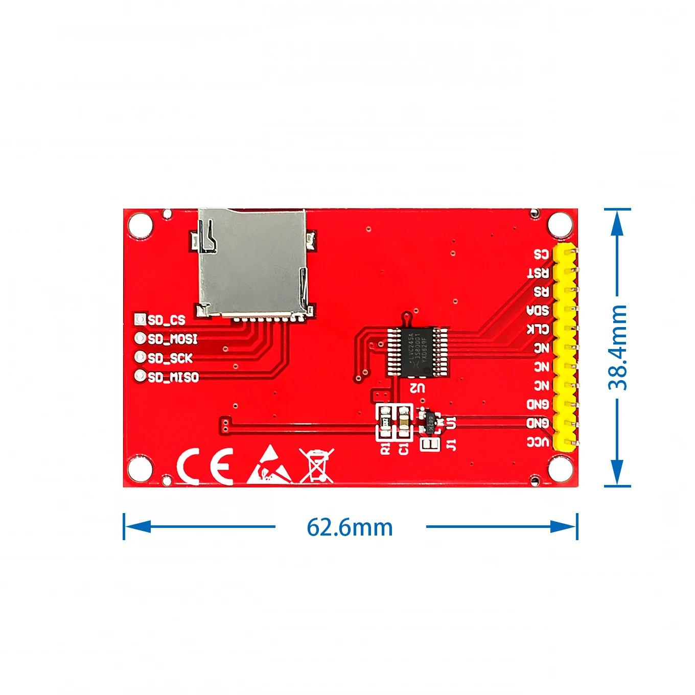 2,0 дюймов ILI9225 TFT ЖК-модуль последовательного интерфейса SPI 170*220 Минимальное заполнение 4 IO