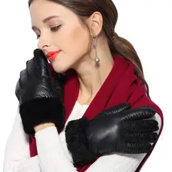 2019 женские перчатки из натурального меха из натуральной овчины женские перчатки меховые перчатки русские Теплые Перчатки женские овечьи