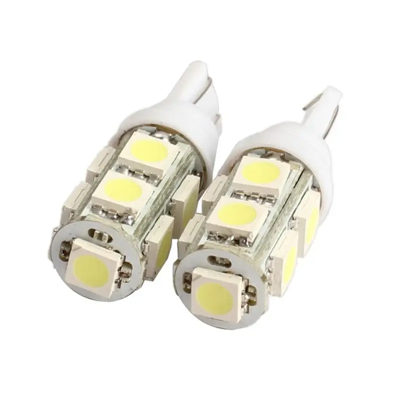 2 шт. 194 168 W5W T10 9SMD 5050 светодиодный белый светильник автомобиль лампа заднего