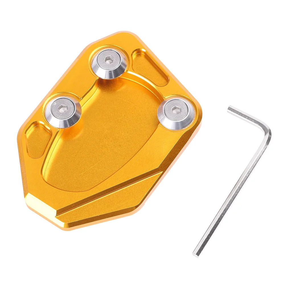 CNC Motorcycle Side Stand Kickstand Enlarge Plate Pad Base for LIFAN KPR150 KPR 150 Aluminum Alloy Motorbike Spare Parts Accessories
