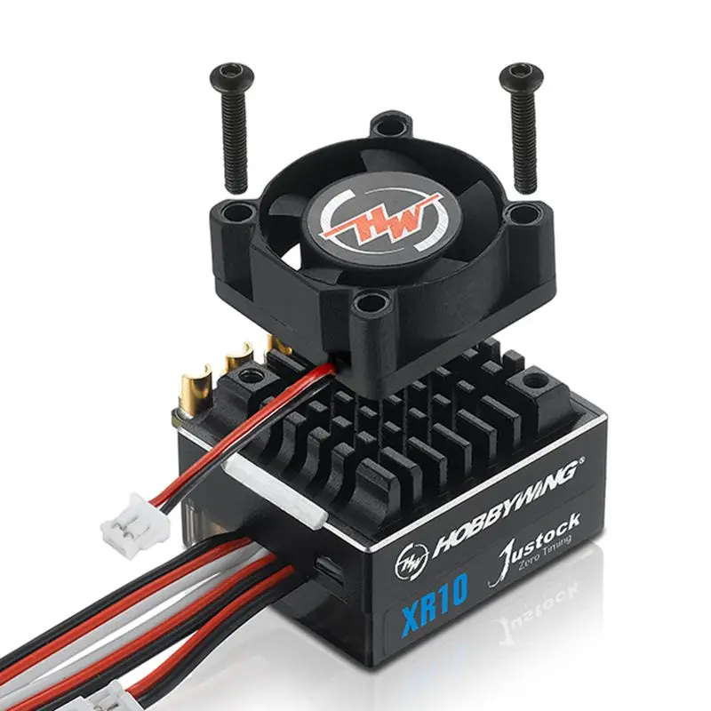 FATJAY Hobbywing XeRun XR10 Justock 30112000 60A 2 3s бесщеточный сенсорный ESC для радиоуправляемых