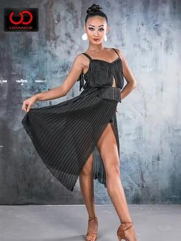 

Latin Dance Dress Women Ballroom Dance Competition Dresses Tango Dress Women Polyester Spandex