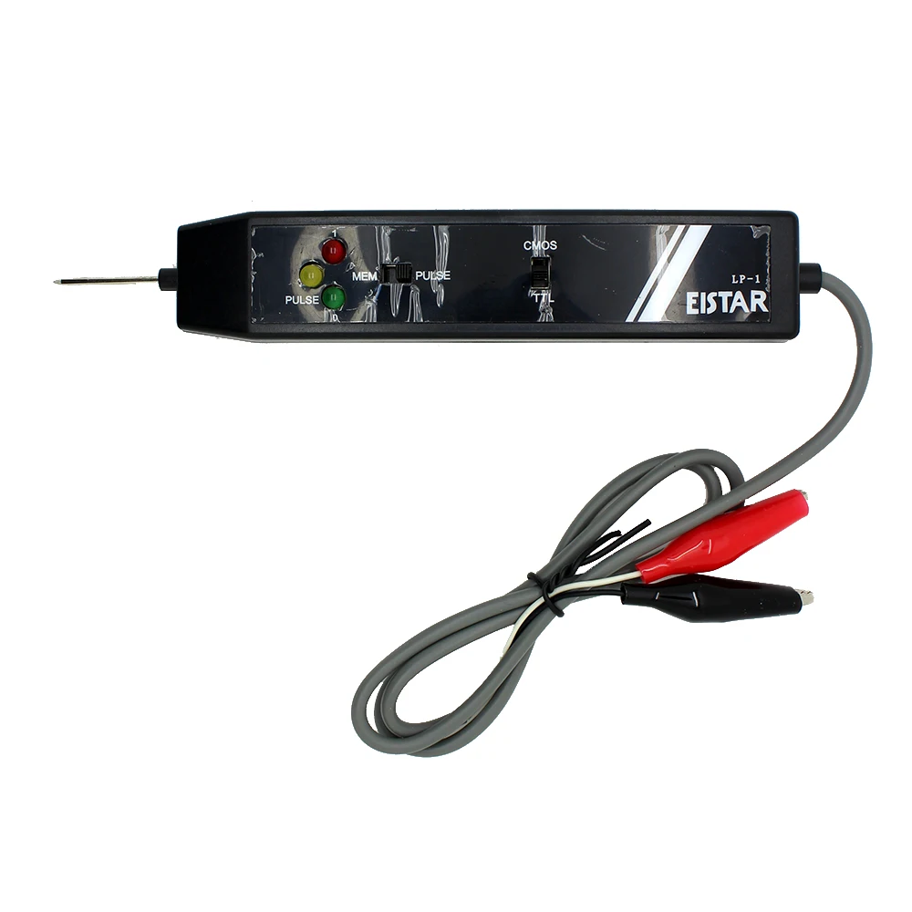 

EISTAR Digital Logic Probe Pen DTL/TTL Digital Logic Probe (DC 18V Max) DTL TTL Cmos Logic Pulser Probe Analyzer Circuit Tester