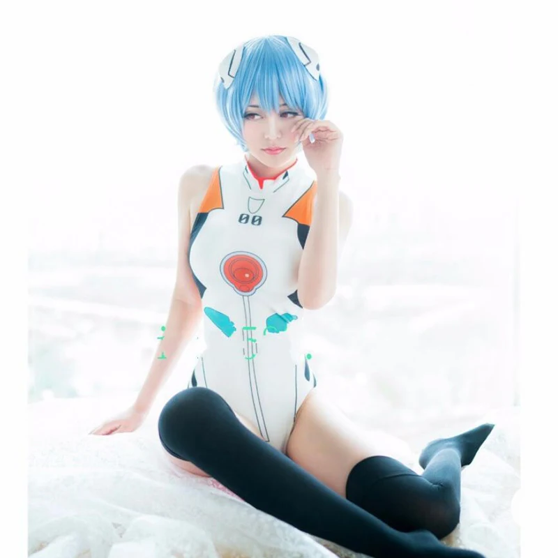 Evangelion Ayanami Rei Ikari Shinji Soryu Asuka Langley костюм для косплея EVA Цельный купальник из