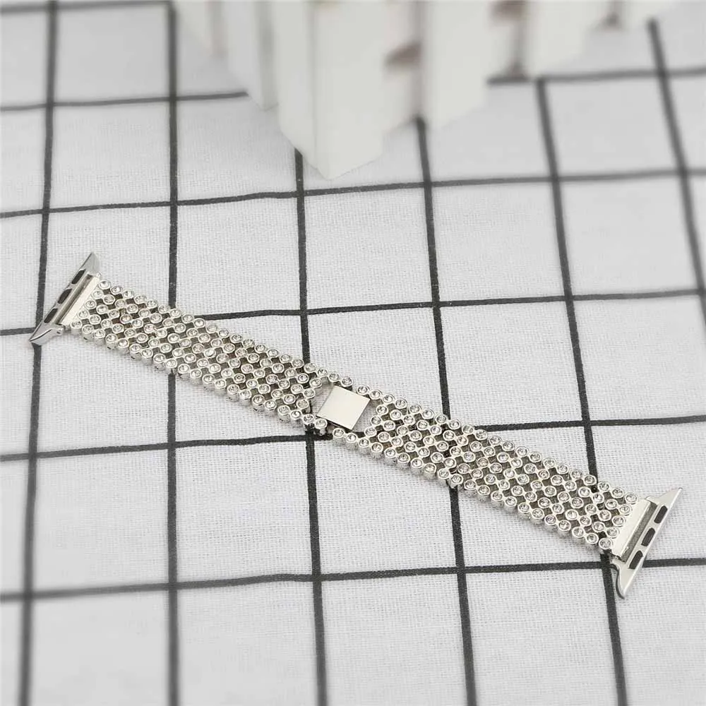 38mm 42mm 40mm 44mm diamante aço inoxidável