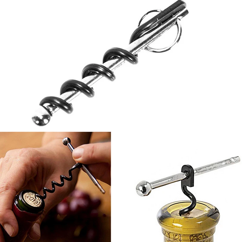 

Professional Stainless Steel Metal Waiter Corkscrew Bottle Wine Opener Portable