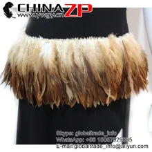 Chinazp Feathers натянутые 800 штук/цвет/пучок декольте Редкие натуральные коричневые оптом натянутые петушиные перья для секса косплей костюм