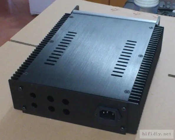 BZ2107C Алюминий Корпус класс Мощность усилитель шасси Amp аудио случае DIY Shell Box 212 мм * 70 мм * 257 мм