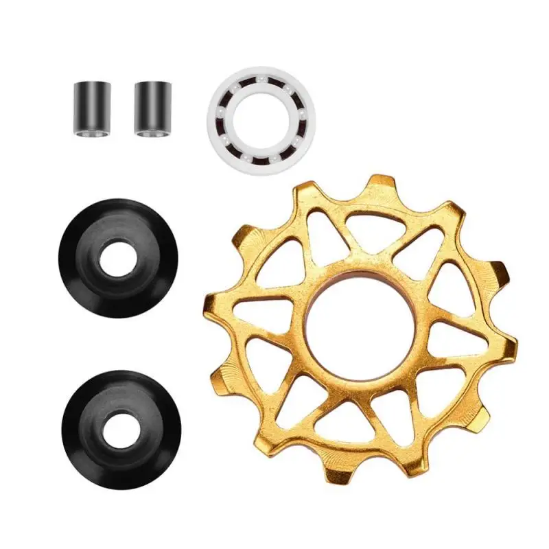 12T Bike Rear Derailleur Pulley Ceramic Bearing Aluminum Alloy