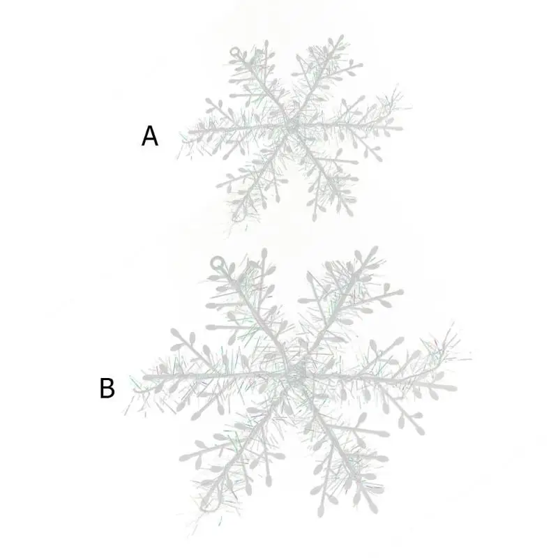 3 шт рождественские Белые снежинки Рождественские елки Висячие подвесные оконные вечерние украшения Рождественские Праздничные рождественские украшения украшение для дома