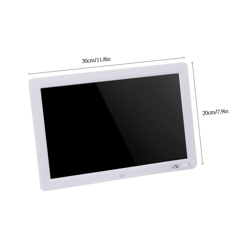 Andoer 1" HD Цифровая фоторамка TFT-LCD 1280*800 полный обзор фотоальбом будильник MP3 MP4 видеоплеер цифровая фоторамка