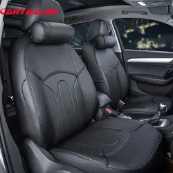 CARTAILOR Автокресло Обложка для Ford Mondeo 2015 2014 ПВХ кожаные чехлы на сиденья черный сиденье Чехлы для подушек поддерживает Автомобильные