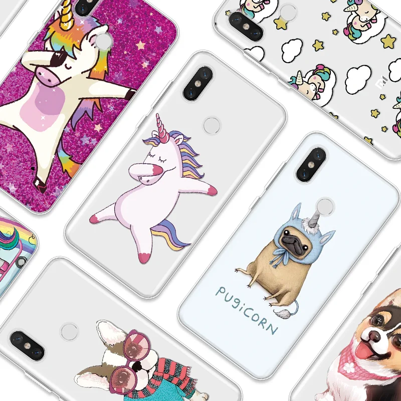 

Unicorn Dog Printed For Xiaomi Redmi 7 Go S2 Mi 9 8 SE Explorer Note 2 3 Mix 2 2S 3 A2 8 Lite Pro A1 4 4C 5 5S Plus 6 Play Cases