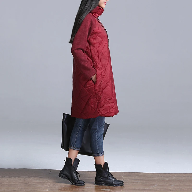 Outerwear Plus Size M-4xl Autumn Women Down Jacket 2018 Fashion Section High Collar Parkas Thin Warm Female Down Jacket Coats Outerwear Plus Size M-4xl Autumn Women Down Jacket 2018 Fashion Section High Collar Parkas Thin Warm Female Down Jacket Coats