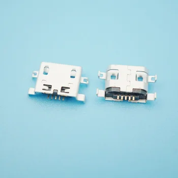 

3000pcs Micro usb connector with Hole 4 Fix foot 5Pins Commun use for phone and digital product