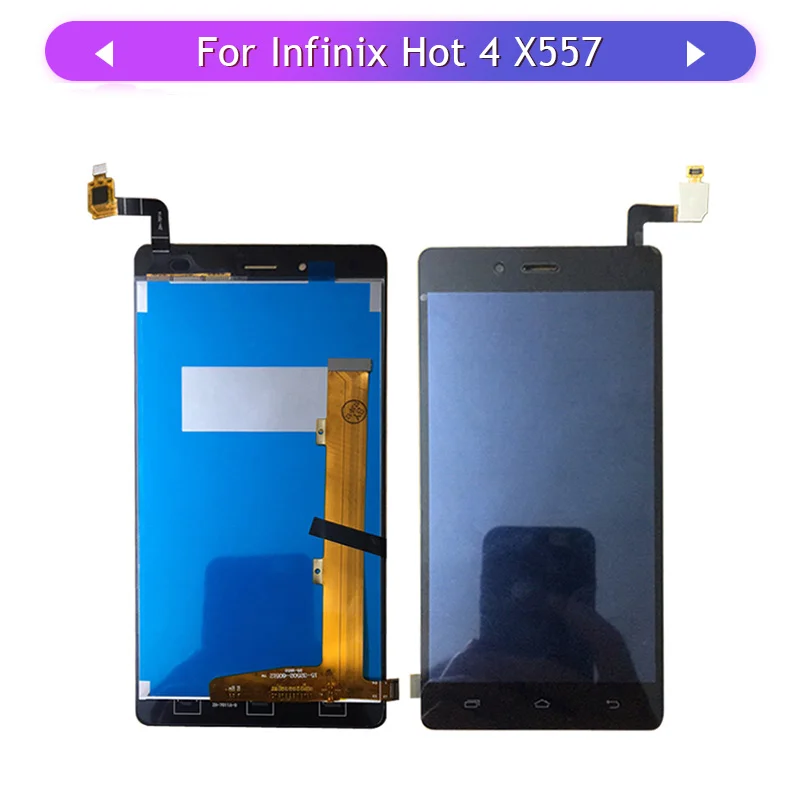 ЖК дисплей для Infinix Hot 4 X557 Hot4 сенсорный экран в сборе стеклянная панель дигитайзер