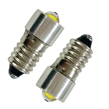 E10 P13.5S Flashlight Bulb 0.5W 1W Emergency Light Bulbs 3V 4.5V 6V LED Bulbs For Focus Flashlight Replacement Bulb Torches